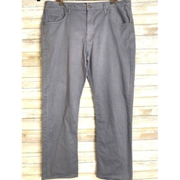 Untuckit Men's Prima Relaxed Fit Stretch Pants 38x32 Pima Cotton & Spandex Gray - Picture 1 of 8